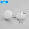 Uñas de pie de doble capa plástico muebles sofá taburete uñas de pie mesa y sillas de madera maciza elevación a prueba de humedad engrosado armario hogar pie silla