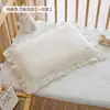 Almohada de Algodón Puro para Bebé 1-3-5 Años Funda de Almohada de Gasa para Bebé Almohada de Trigo Sarraceno Almohada de Algodón Almohada para Siesta de Niños de Guardería