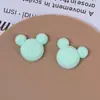 Peluche Caricatura Colorido Cabeza de Mickey Oso Pasador Tocado Pendientes Flor para Zapato Parche Accesorios para Joyería DIY Venta al por Mayor