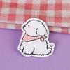 Ins Lindo Cachorro Bixiong Insignia Broche Acrílico Dibujos Animados Adorno Accesorios Parche Colgante Pin Mochila Escolar