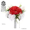 Buquê de Casamento peça de diamante cabo noiva coreana arremesso manual Bola de Flores adereços de fotografia de viagem buquê de rosas simulação fábrica