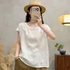 Sudeste Asiático Transfronterizo Primavera Verano Talla Grande Holgado Literario Retro Adorno Pesado de Encaje Sin Mangas Cuello Redondo Camiseta Top