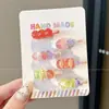 Presilhas de cabelo divertidas de acrílico com tema de frutas, novo estilo de verão, doces e frescas, presilhas jacaré delicadas, acessórios de cabelo