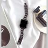 Correa de Cadena de Acero con Diseño de Cadena de Mezclilla de una Sola Fila Adecuada para Apple Watch Series 7 8 9 10 Correa de Cadena iWatch S11 Pulsera de Metal