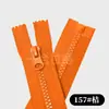 Cremallera de resina al por mayor No.5 cola abierta dientes de plástico plástico Abierta doble uniforme escolar ropa infantil abrigo cremallera