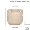 Jarrón de cerámica pequeño con patrón de piedra minimalista moderno, creativo, para decoración del hogar, artesanías, adornos, venta al por mayor transfronteriza