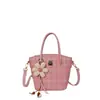 Bolso Cubo Cuadros Elegante de Verano para Mujer 2026 Nuevo de Gran Capacidad Casual Moderno para Viajar al Trabajo Hombro Axila