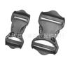 Hebilla para suministros de coche de fábrica 25 ~ 33 mm, hebilla de cola de pez doblemente ajustable, hebilla de seguridad de plástico, suministro al por mayor