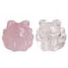 Espíritu joven caricatura cristal natural cristal rosa pulsera de partículas grandes zorro de nueve colas femenino accesorios de joyería diy al por mayor