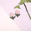 Acessórios de Decoração para Bolsas Femininas Flores Bordado em Computador Adesivos de Tecido Série Flor de Folha Mini Adesivos de Flor Pequena