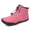 Botas de Nieve de Cinco Dedos para Exteriores Otoño e Invierno para Hombres y Mujeres Parejas Zapatos de Algodón Forrados de Borrego Engrosados Botas de Algodón de Montañismo Zapatos de Algodón de Pierna Completa