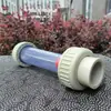 Medidor de Flujo PPR Termofusible Tipo Tubo de Plástico Rotor DN32 50PPH Flotador Agua Líquida Eje de PTFE Resistente a la Corrosión por Ácidos y Álcalis