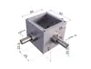Caja de Cambios Transmisión Manual Eléctrica Pequeña Micro Reductor de Engranajes Helicoidales Reductor de Engranajes de Eje
