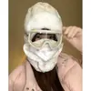 Nuevo Sombrero Lei Feng de Felpa Gruesa Estampado Lindo de Invierno para Mujeres con Circunferencia de Cabeza Grande, Gorro Pulóver a Prueba de Frío para Ciclismo para Calidez