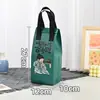 Bolsa desechable para llevar té de leche, bolsa de embalaje de papel de aluminio engrosado para pastel y postre, bolsa de tela no tejida para llevar con asa
