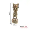 Estatua de Bronce Fundida en Arena de un Joven Gran Hombre, Isla Naranja de Changsha, Artesanías de la Gran Muralla, Decoración de Escritorio para Oficina y Hogar