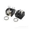 Conector para Fone de Ouvido Pj306M 3.5mm Plug Reto Conector para Fone de Ouvido Pj-306M com Rosca