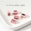 Miel Rosa Corazón Cerámica Cuentas Calabaza Cuentas Tulipán Lluvia Mariposa Pulsera Collar de Cuentas DIY Accesorios Hechos a Mano