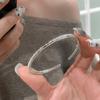 Nuevo Estilo Benmingnian Ling Sheyuan Pulsera Anillo para Mujer Estilo Antiguo Avanzado Simple Zodíaco Serpiente Diamante Pulsera Abierta Anillo de Serpiente