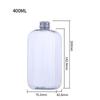 Zhou Dong misma botella de té con leche botella de plástico botella Maiji aceite botella Naranja 400ml desechable botella para alimentos jugo bebida