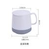 Taza de cerámica sencilla de estilo europeo con tapa, moderna y creativa, perfumada para té, café mate, regalo para oficina y hogar, venta al por mayor