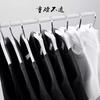 Impresión Personalizada Disparo Especial/Algodón Puro de Alto Gramaje Hilo Doble Básico Fresco Holgado Camiseta de Manga Corta para Hombres y Mujeres Moderna