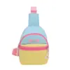 Bolsa de teléfono mini de viaje dopamina creativa y moderna, mochila pequeña, bolso cruzado color block para salidas, versátil para el uso diario