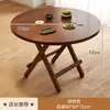 Mesa Plegable, Mesa de Comedor, Mesa Redonda para el Hogar, Mesa Pequeña para Apartamentos Pequeños, Multifuncional, Mesa Plegable Simple para Montar Puestos, Portátil