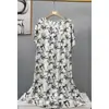 Camisola de Algodão e Seda para Mulheres, Vestido Longo Tendência de Verão de Alta Qualidade, Estilo Fino para Primavera e Outono, Pode Ser Usado Fora, Roupa de Dormir de Manga Curta Plus Size