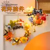 Linterna de Calabaza de Halloween Transfronteriza Decoraciones para Puerta Temáticas Atrezo para Montaje de Escena de Fiesta y Festival Adornos Colgantes