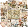 Nuevas Pegatinas Temáticas de Viaje Retro Monumentos del Mundo Diario de Viaje Decoración DIY Pegatinas Impermeables En Stock