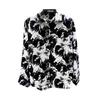 Camisa Masculina Vintage de Verão com Estampa de Pintura a Tinta, Caimento Solto, Estilo Coreano, Elegante e Bonita, Camisa de Alta Qualidade, Cabeleireiro