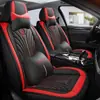 Cojín de Asiento para Coche de Cuero Universal para las Cuatro Estaciones Funda de Asiento Lavable y Fácil de Cuidar Cojín de Asiento Universal