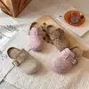 Pantuflas Birkenstock de lunares para niñas, estilo coreano, suaves, modelo nuevo primavera y otoño 2026, de suela blanda, no abrasivas, para niños, de punta cerrada