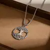 Moda retro europea y americana, estilo minimalista, cadena geométrica de clavícula de acero inoxidable hueco, transfronteriza, cadena de suéter de estilo hip-hop única