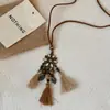 Colar Pingente Minimalista Gota d'Água para Mulheres, Corrente Longa para Suéter Outono e Inverno, Acessório Versátil Casual de Luxo Leve