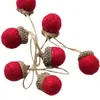 Suministro Transfronterizo de Fieltro de Lana Piña Colgantes de Jardín de Infancia Decoración de Árbol de Navidad Joyería Accesorios Poke Fieltro Producto Terminado