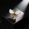 Acessórios de Vestuário Broche de Pérola com Strass Liga Broche de Borboleta Broche de Concha Anti-Exposição Broche de Alfinete de Segurança por Atacado Imitação