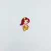 Accesorios de Parche de Sirena de Dibujos Animados Transfronterizos de PVC para Funda de Teléfono Móvil, Pasador, Adornos para el Cabello, Parche de Goma Suave, Accesorios para Hebillas de Zapatos