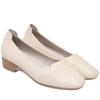 Zapatos para Madre Runyue, Modelos de Primavera y Otoño, Zapatos para Mujeres de Mediana Edad y Mayores, Cuero Suave, Suela Suave, Zapatos Planos Ligeros y Cómodos para Mujer, Zapatos de Cuero con Tacón Bajo para Mujer