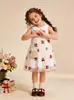 Vestido de Bebé de Verano 2026 Nuevo Estilo Coreano Delgado Sin Mangas Chaleco Vestido Vestido Floral para Bebé