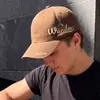 Gorra de béisbol bordada con letras para hombre, para exteriores, transfronteriza, gorra con visera para protección solar, sombrero versátil de moda nuevo para primavera y otoño