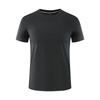 Camiseta esportiva de manga curta fina de verão, gola redonda, corrida, secagem rápida, roupas de grupo, roupas de trabalho, logotipo impresso personalizado