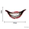 Comercio exterior Halloween labios de sangre calcomanía para coche labios de payaso malvado calcomanía reflectante para casco de motocicleta P158