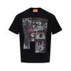 Wt660 Estilo de Rua Americano Neutro de Alta Qualidade Verão Design de Estampa de Desenho Animado Fresca Camiseta Masculina de Manga Curta com Corte Solto