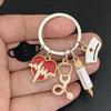 Chaveiro de Enfermagem e Medicina Chaveiro de Ambulância Médica Acessórios para o Dia da Enfermagem Acessórios para Celular