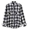 Camisa de Cuadros Cepillados para Hombre de Amazon, Manga Larga, Cardigan Moderno y Cómodo, Talla Europea, Alta Calidad, Popular Camisa de Exportación para Hombre