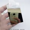 Según la demanda del cliente línea de corte de corte de chapa de acero estampada corte plano rectangular reflectante espejo metálico súper liso señal