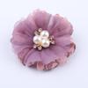 Fabricante de Flores de Tela DIY Hecho a Mano Patrón de Tela Nupcial Algodón y Lino Accesorios Decorativos de Flor para Sombreros Infantiles Estilo Rococó