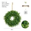 Combinación de Guirnalda de Plantas Simuladas, Colgantes Transfronterizos para Puertas y Ventanas del Hogar, Plantas Verdes Simuladas, Guirnaldas Falsas, Cuerda de Cáñamo + Ganchos Gratis
